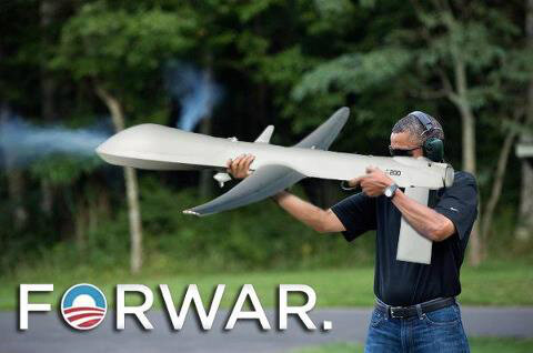 obama skeet drone